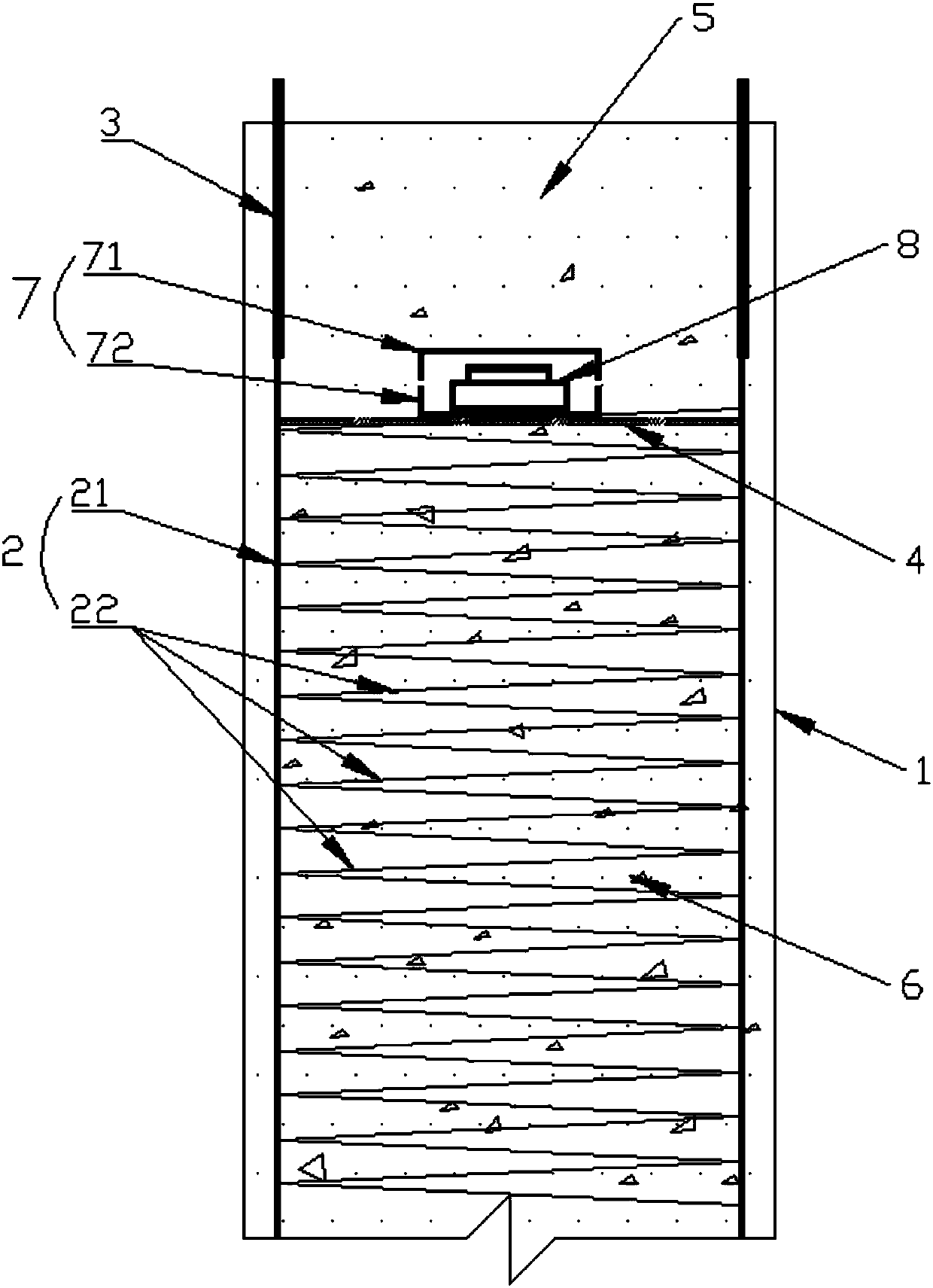 Cast-in-place pile head processing method and a cast-in-place pile with a fast-dismounting pile head