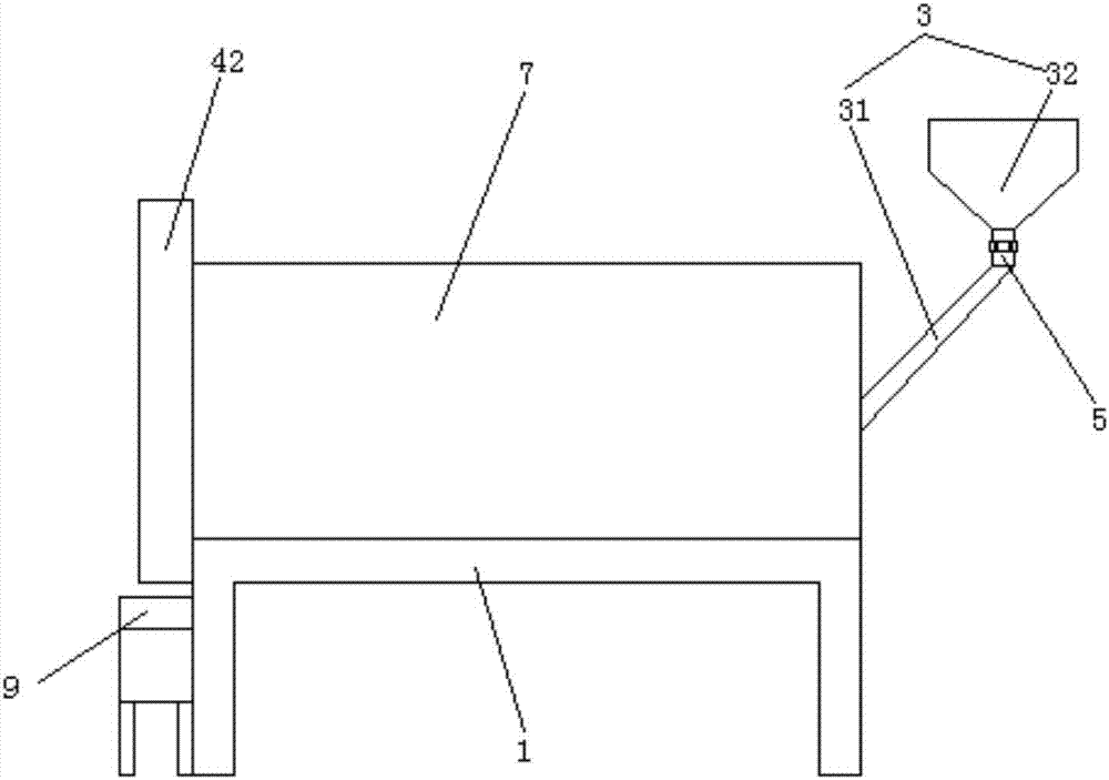 Tea cylinder fixation machine