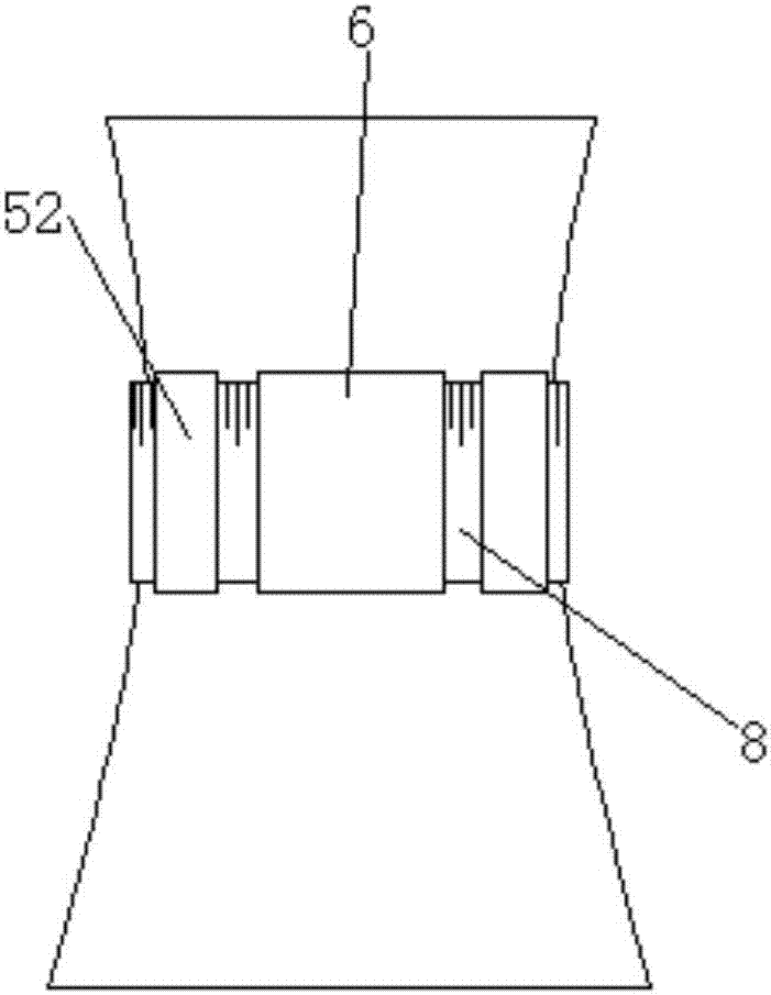 Tea cylinder fixation machine