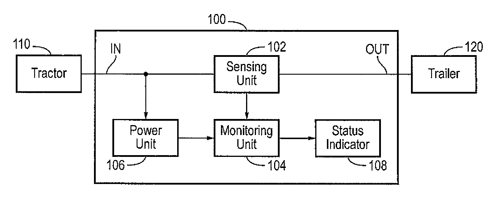 System for detecting the integrity of a lighting circuit