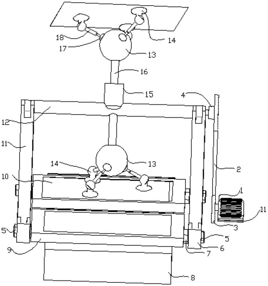 Full-automatic plate installation manipulator device
