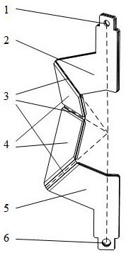 Fixed-rotation-center type multi-axis full-flexible hinge of series structure