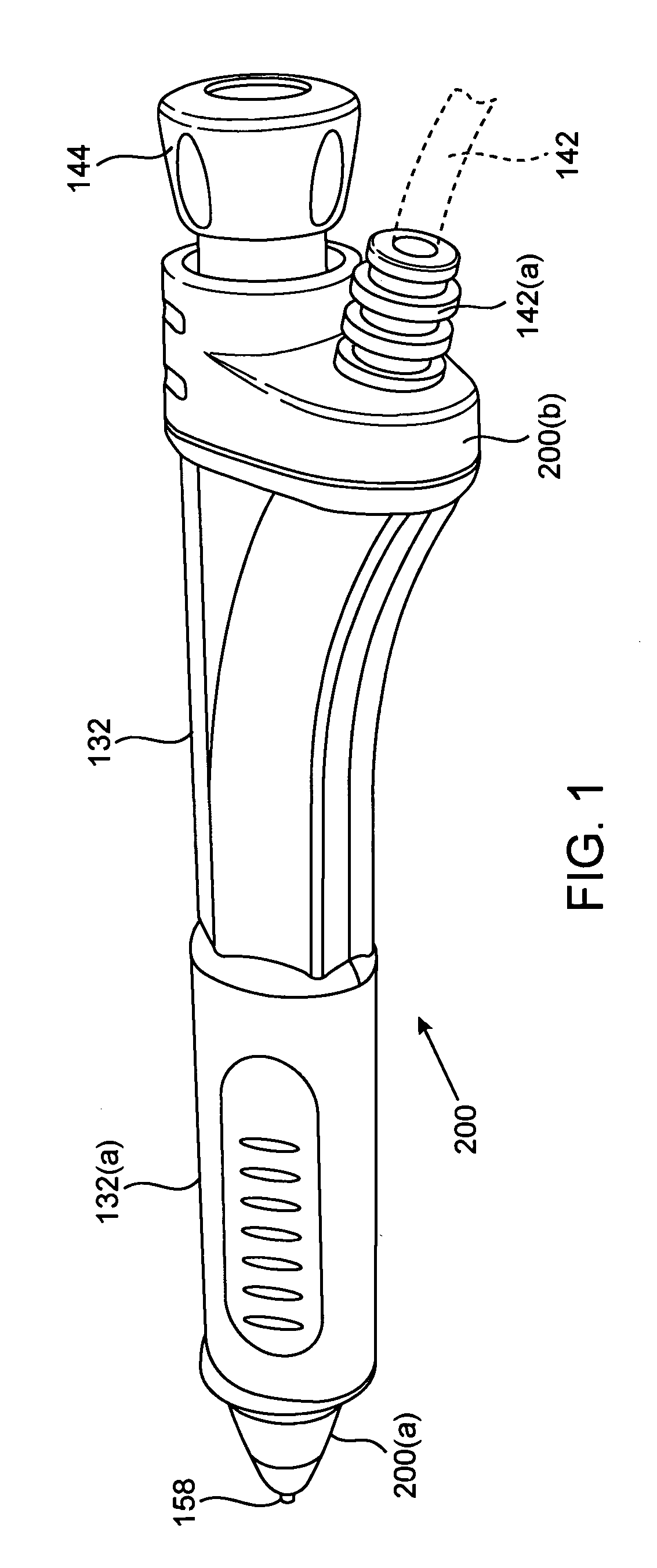 Writing stylus for electrographic position location apparatus
