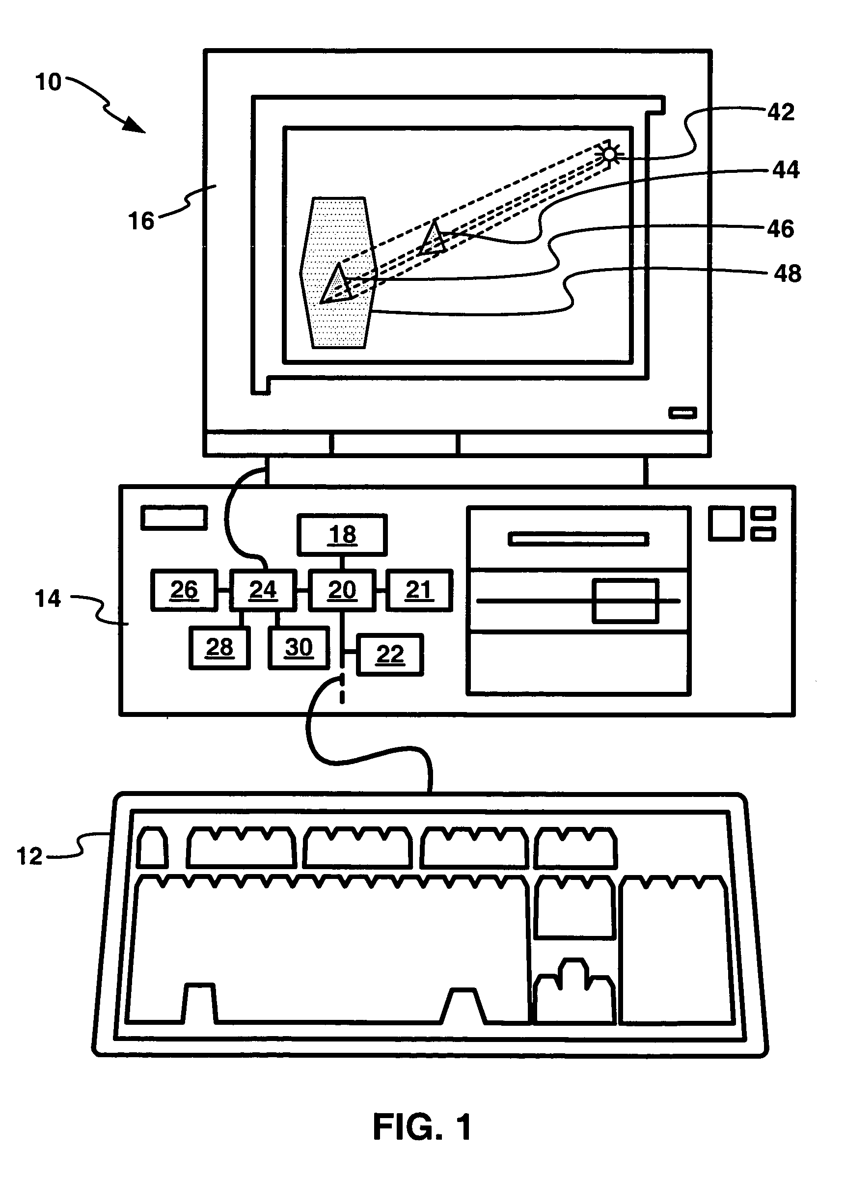 System and method for shadow rendering