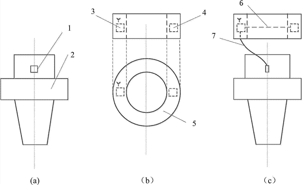 Wireless measuring system for real-time torque of machine tool spindle