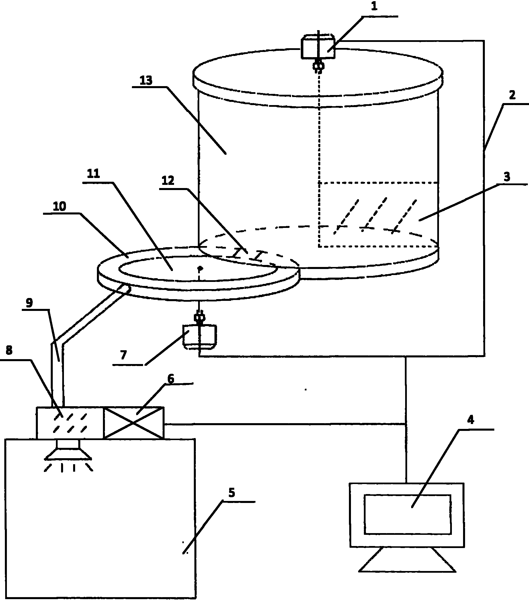 Rotating disc type dust aerosol generating device