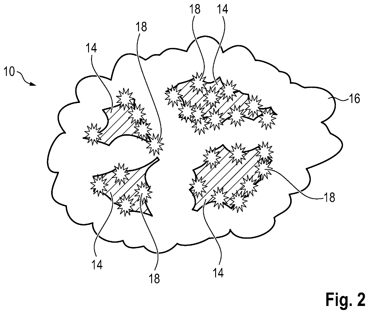 Solid state electrolyte for an electrode layer of a solid state battery