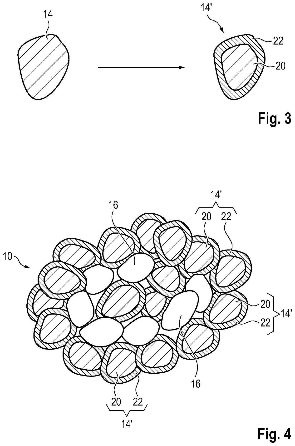 Solid state electrolyte for an electrode layer of a solid state battery