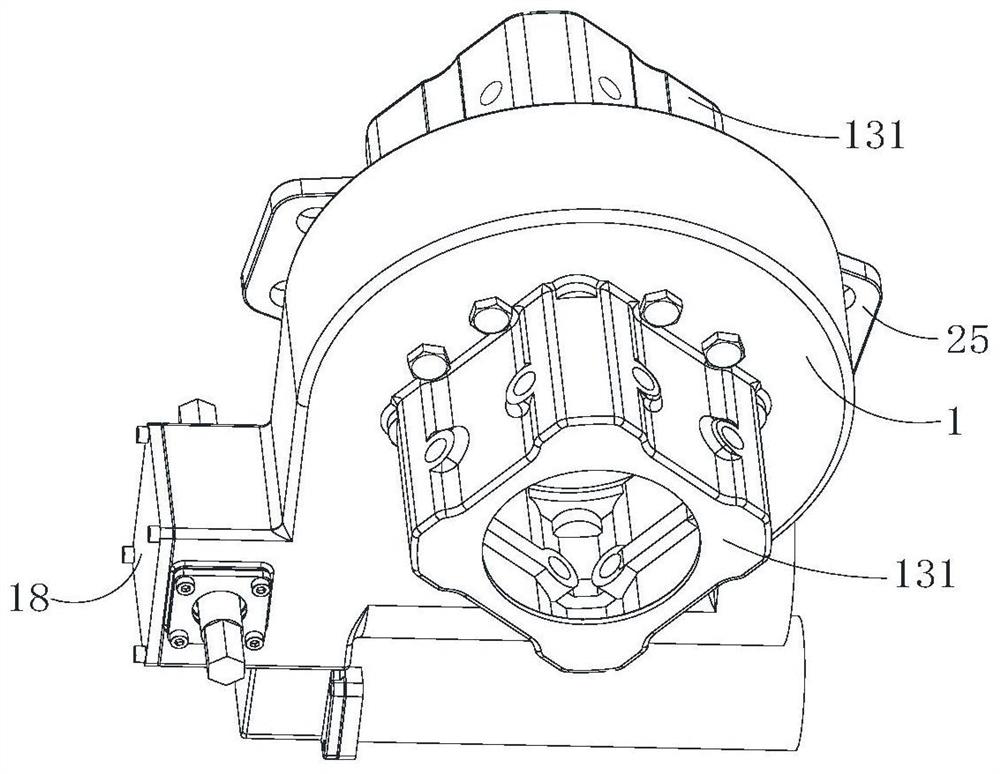 High-radial-load rotary speed reducer