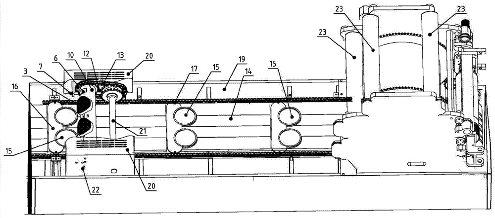 Corona device for flat stamping machine