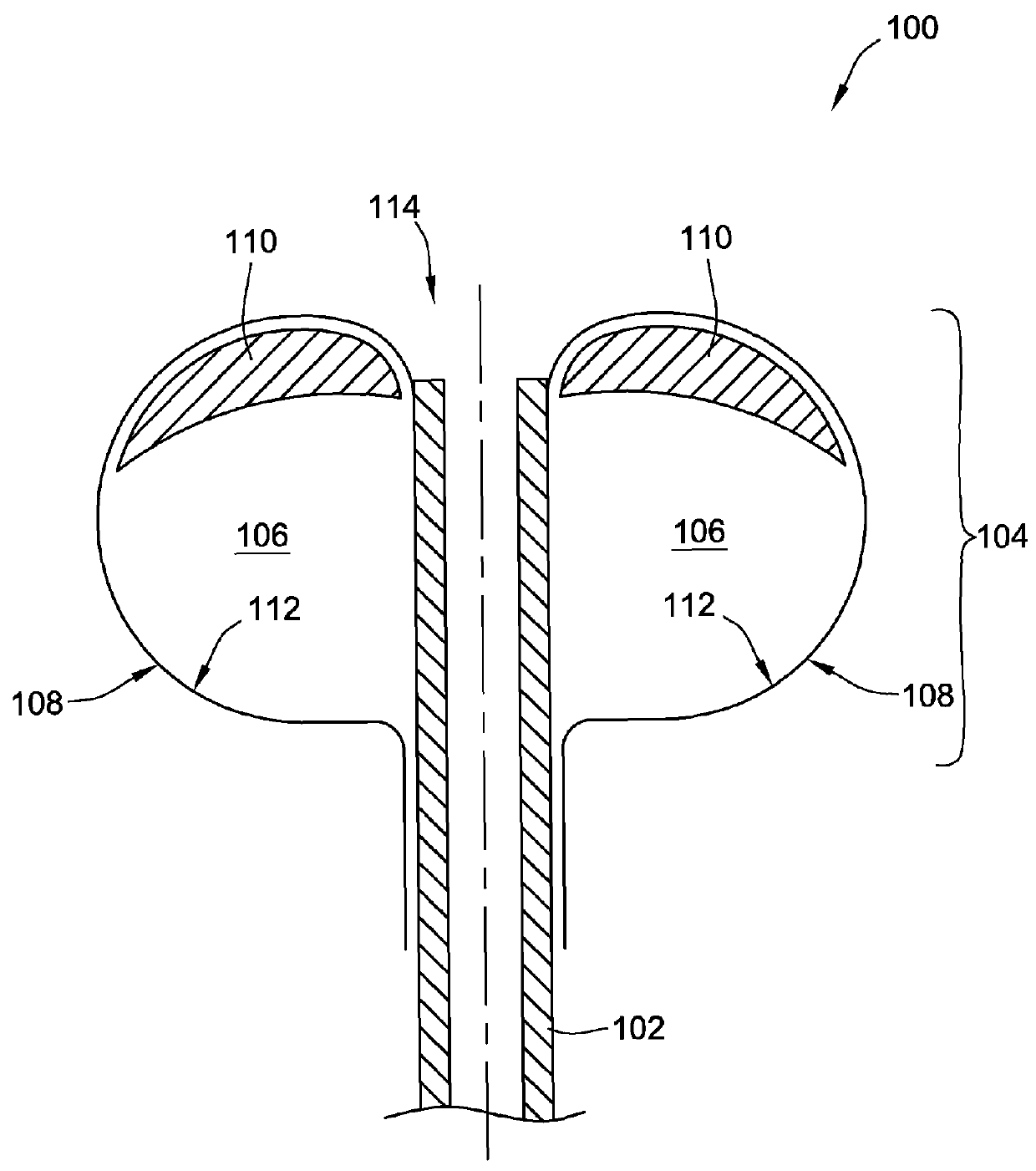Inflatable ear piece and a method of its manufacture