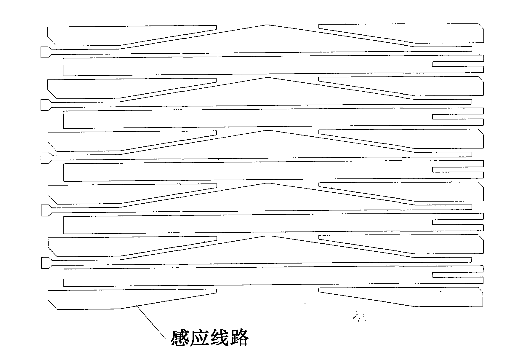 Hardening structure touch panel and manufacturing method thereof