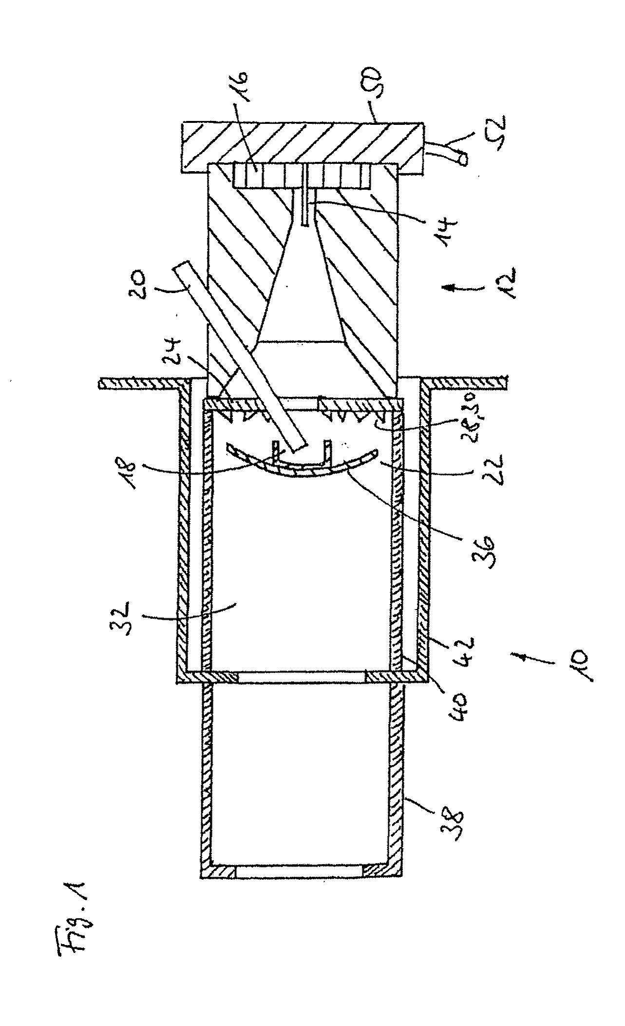 Burner for a heater device with improved fuel supply