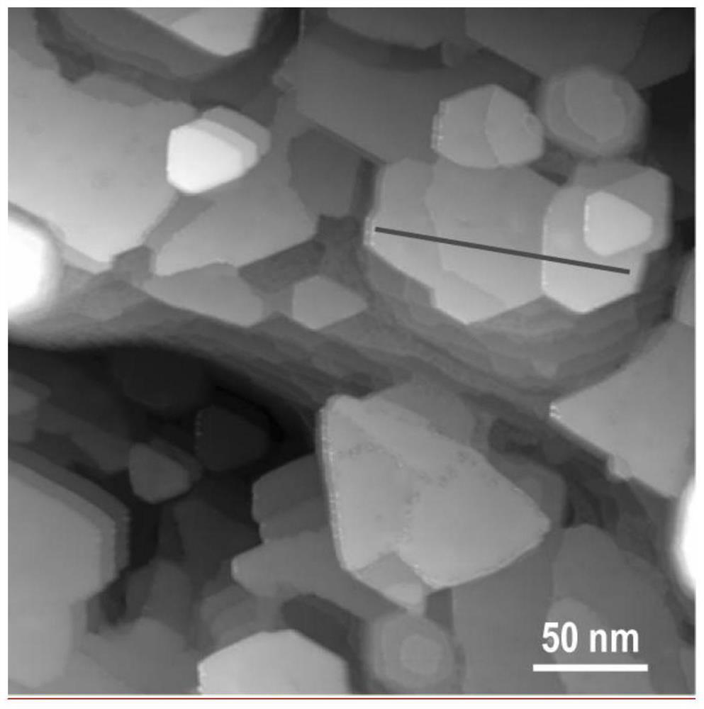 Preparation method of hexagonal-phase dicerium trioxide monocrystal film