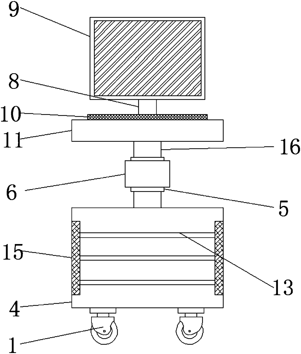 3D image processing device applied to film and television production