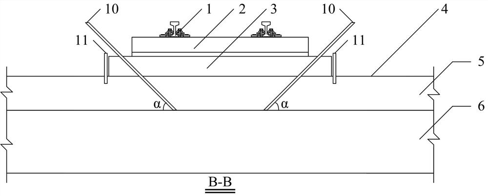 High polymer grouting repair method for treating ballastless track foundation bed mud pumping