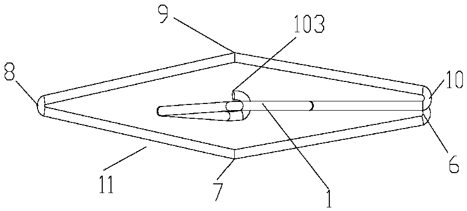 A spring buckle for installing an oven sealing strip and its positioning and installation method