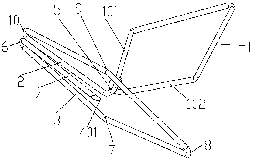 A spring buckle for installing an oven sealing strip and its positioning and installation method