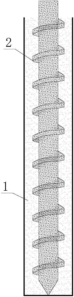 Cemented soil composite pre-fabricated screwed pile and pile forming method thereof