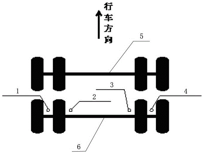 A test method of subgrade resilience modulus based on double rear axle testing vehicle