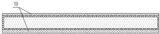 Multi-chip flip-chip etching first packaging structure without base island and its manufacturing method