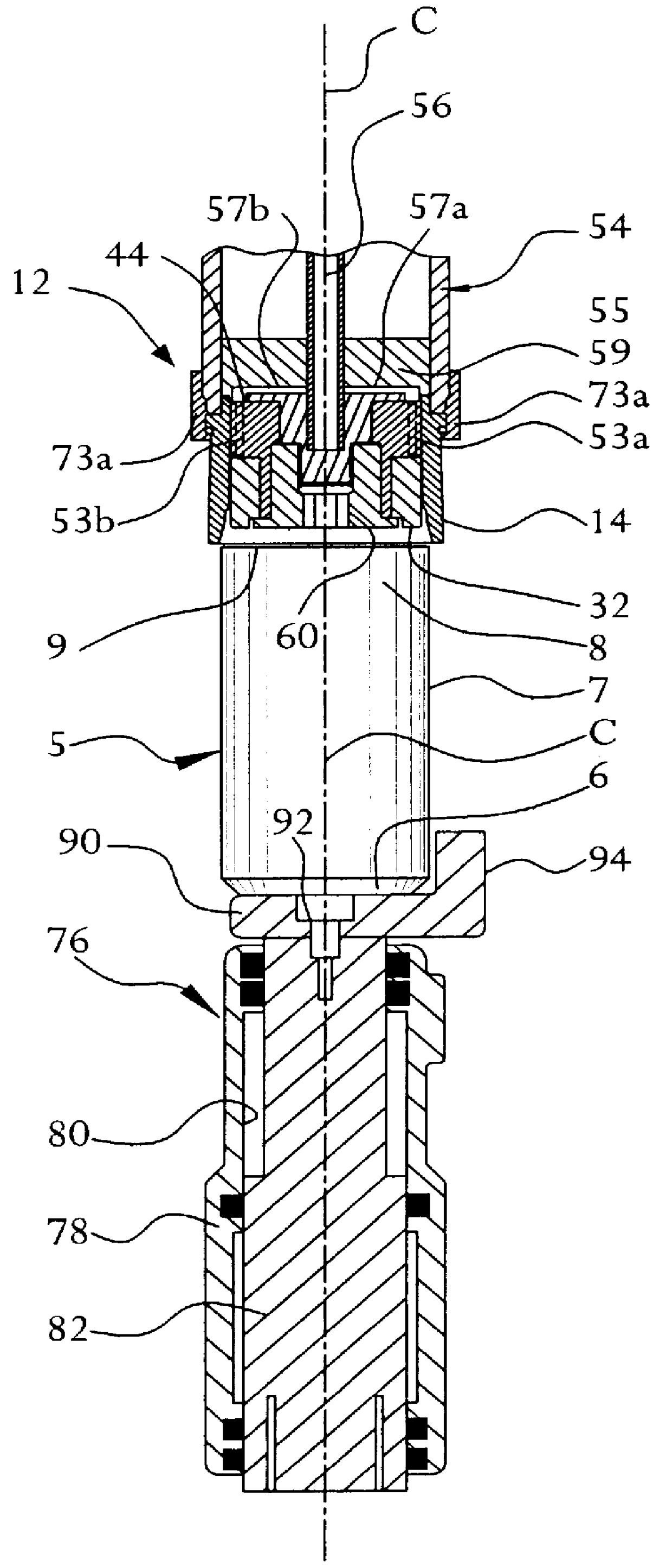 Apparatus and method for necking container ends