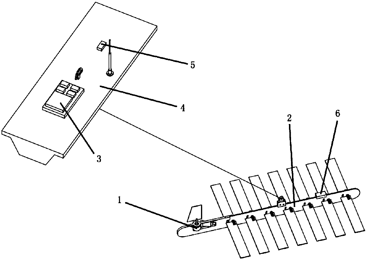 Adaptive heading information fused course control method of wave glider