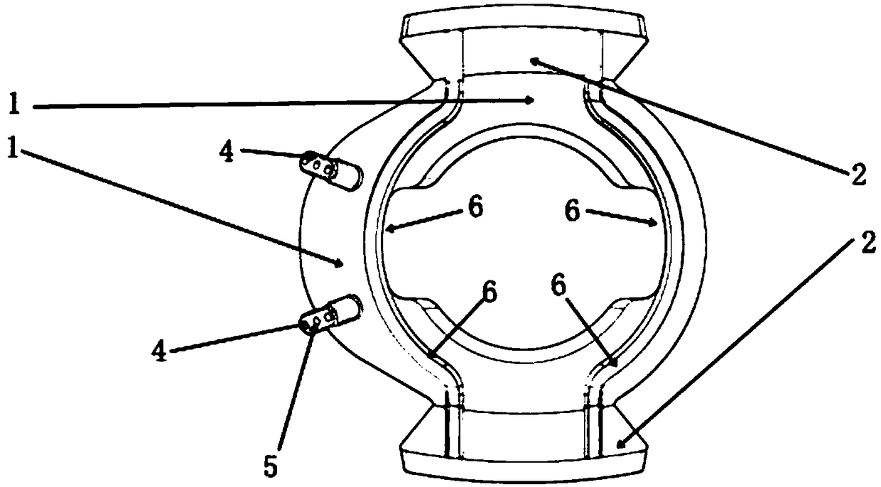 Auxiliary device for vitreous cavity injection
