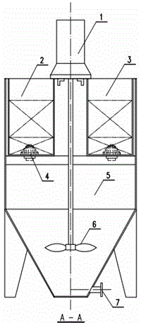 Sequencing batch wastewater processing device and its working method