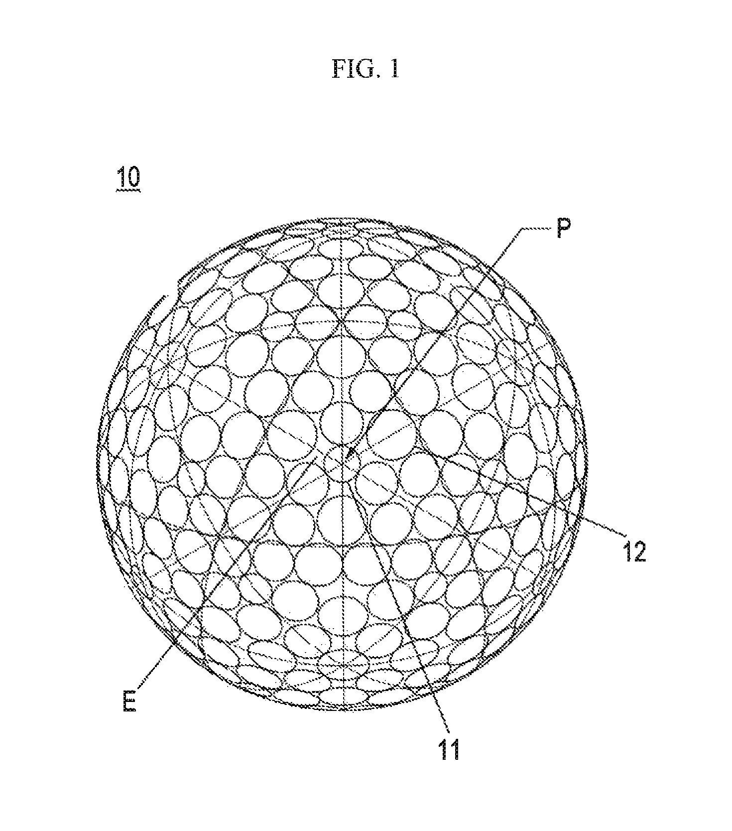 Dimple arrangement on the surface of a golf ball and the golf ball thereof