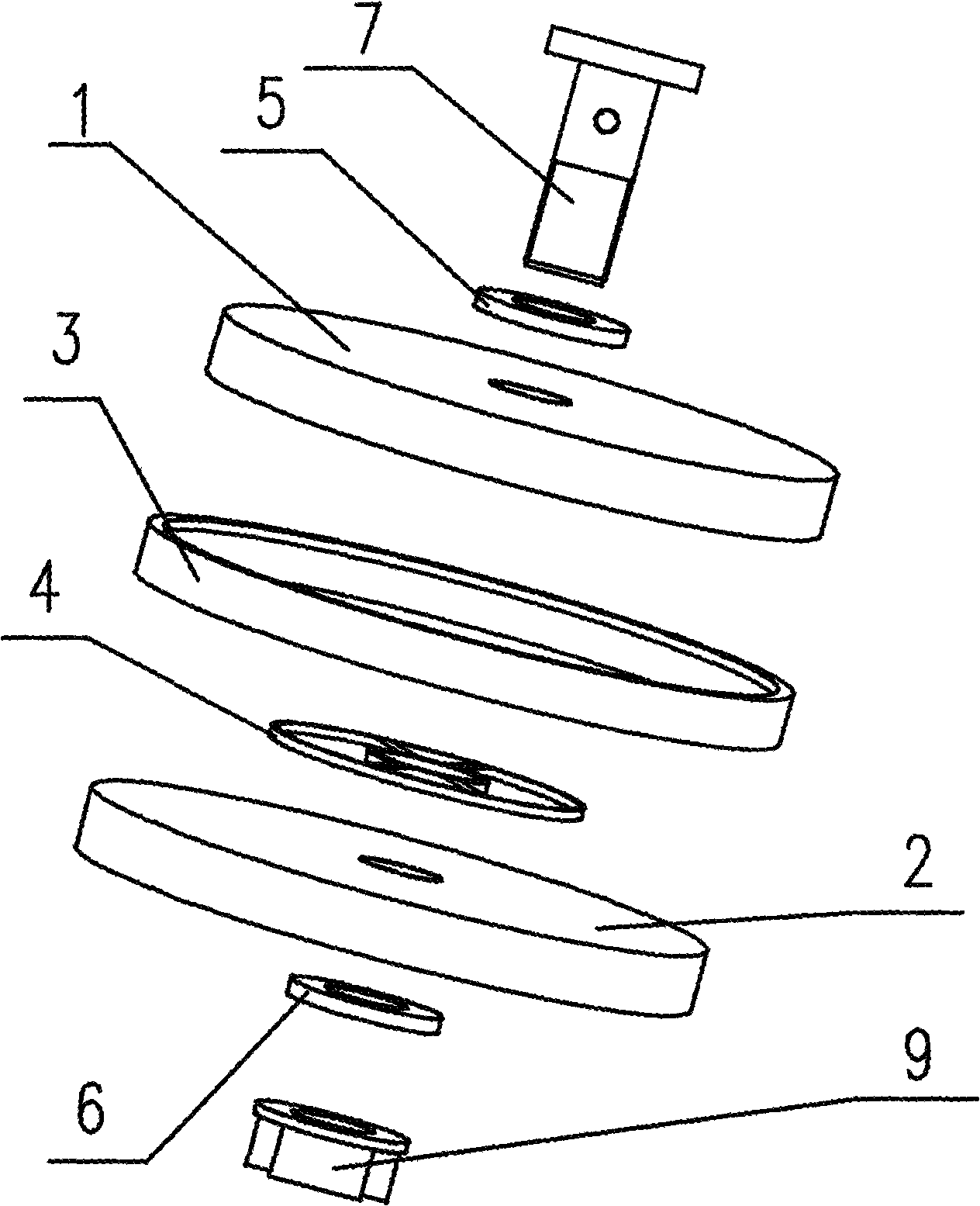 Double-side filter water treatment filter material device