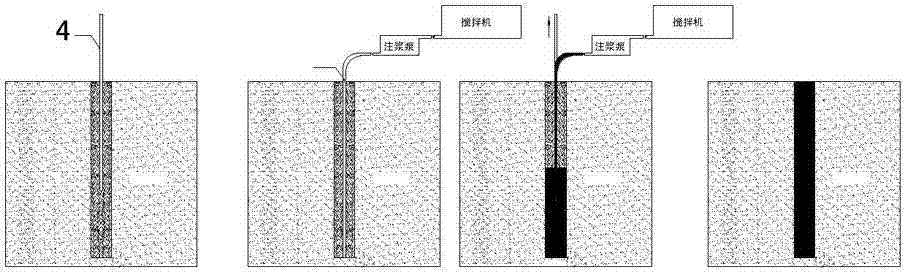 Formation method of straw solidifying and blow-filling sludge pile