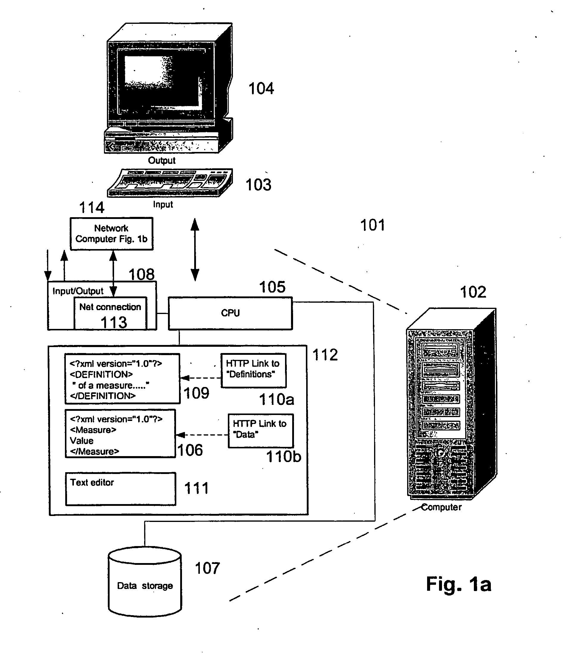 Method, software application and system for providing benchmark data