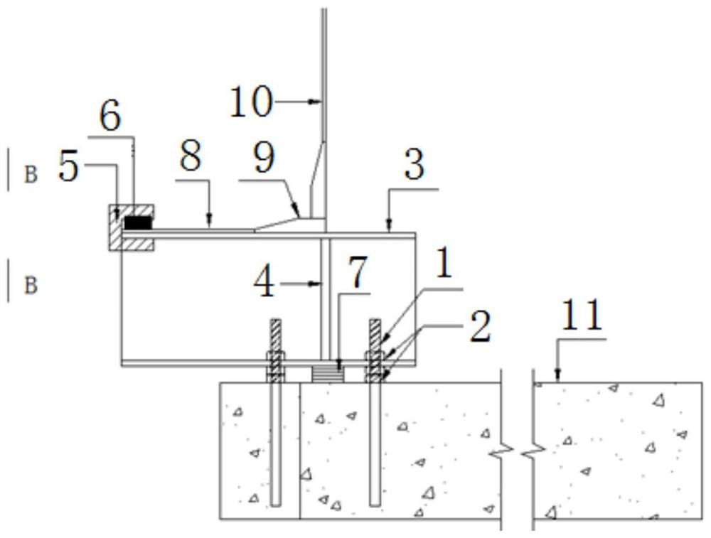 Adjustment tool and system applied to integral assembling of steel lining modules of nuclear power station