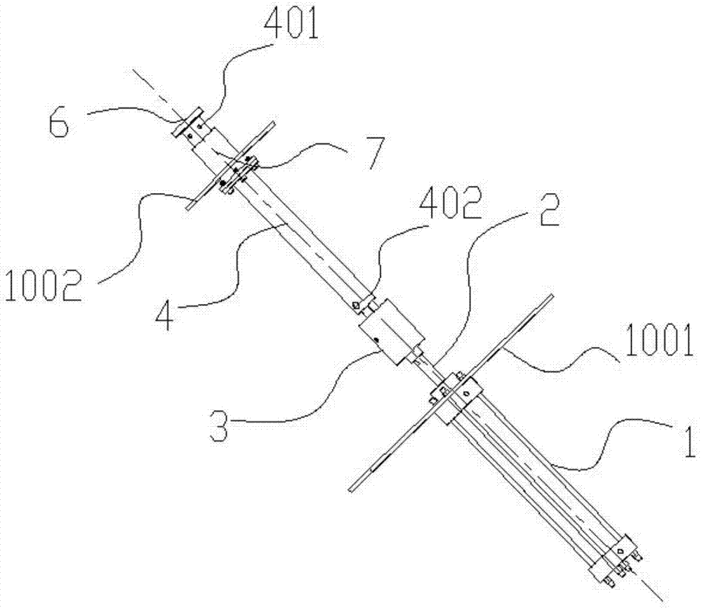 An ignition and combustion-supporting device for a garbage pyrolysis furnace