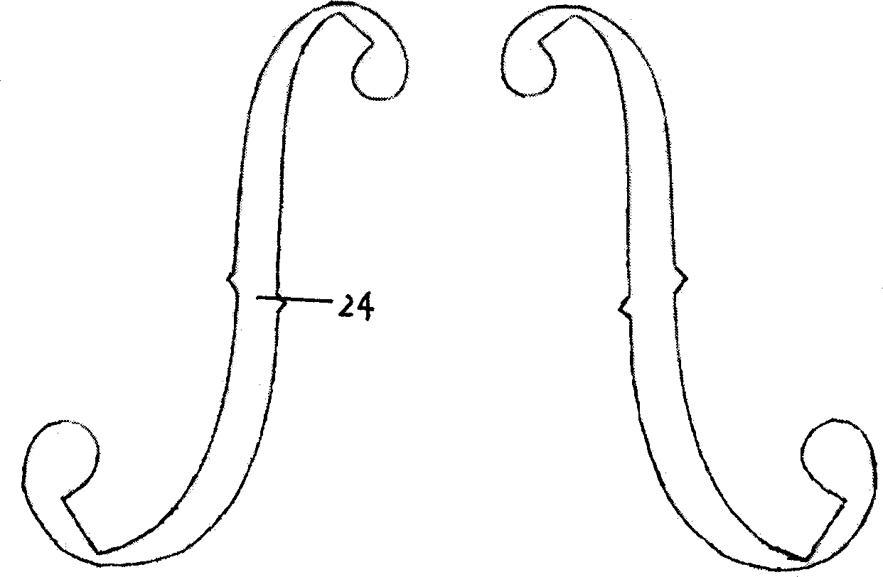 Structural integral violin