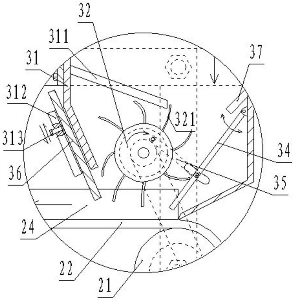 A wood chip dynamic sampling machine