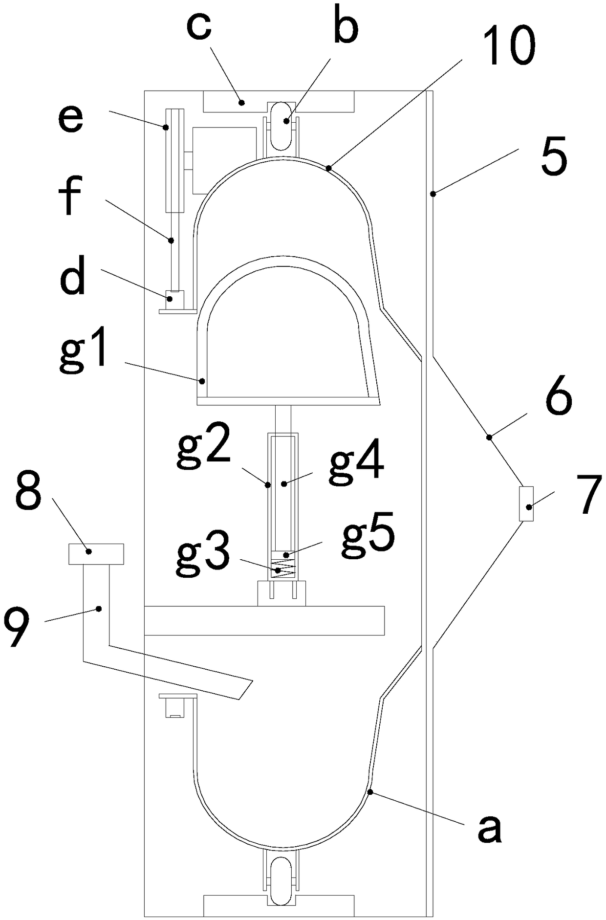 Black tea bacterial liquid Fermentation apparatus using flower-shaped container to rotate to inhibit bacterial membrane