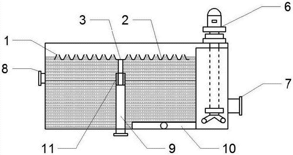 Air floatation machine automatic residue removing mechanism