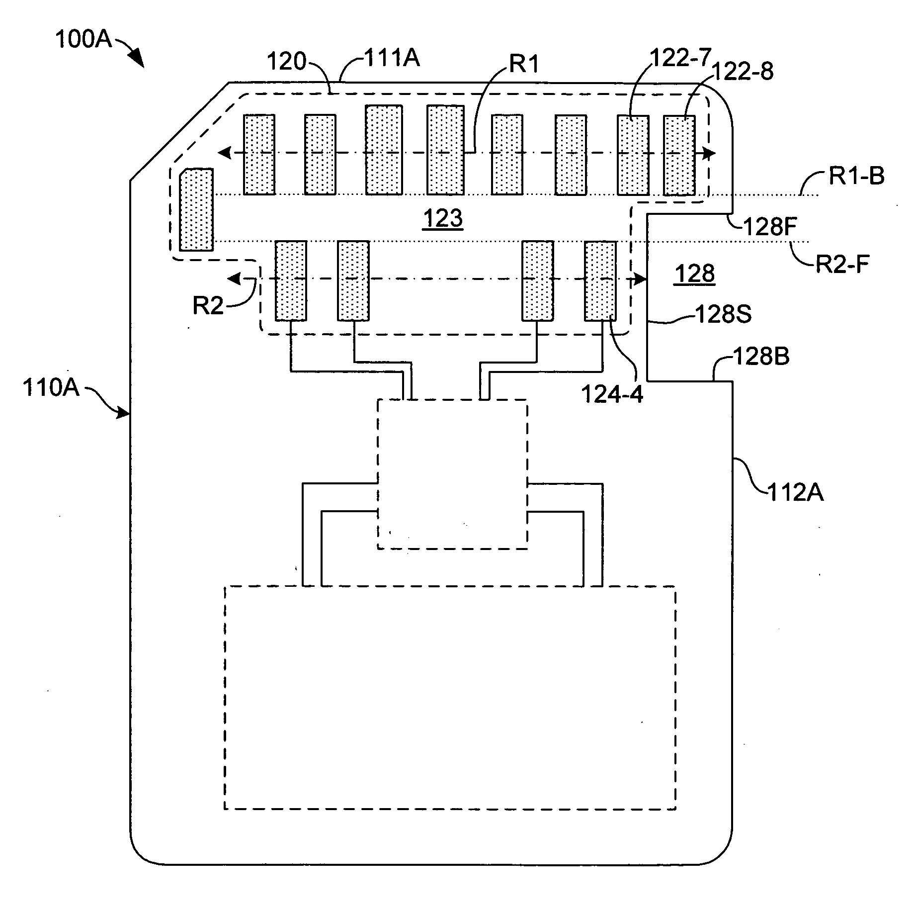 Contact pad arrangement for integrated SD/MMC system