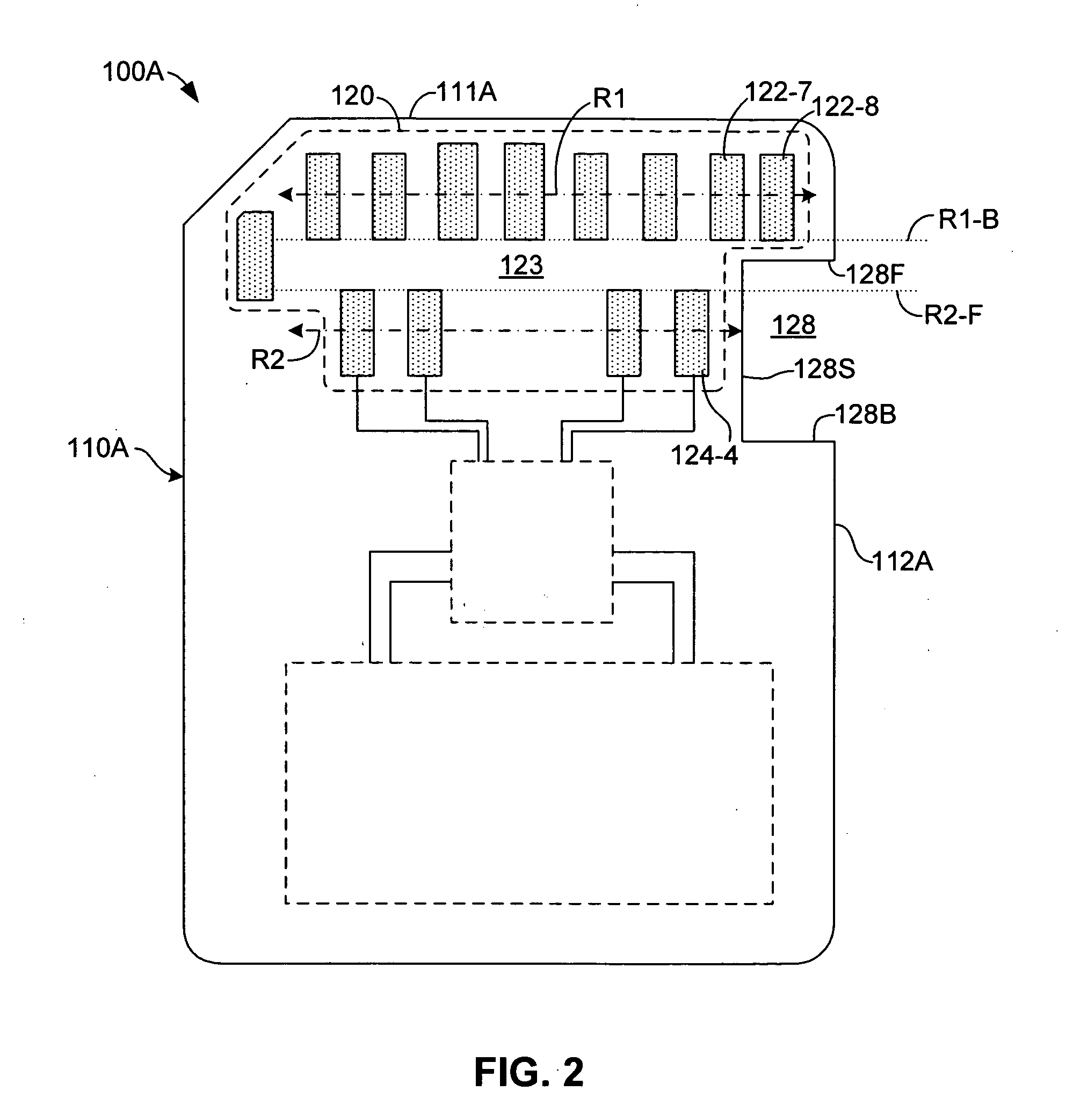 Contact pad arrangement for integrated SD/MMC system