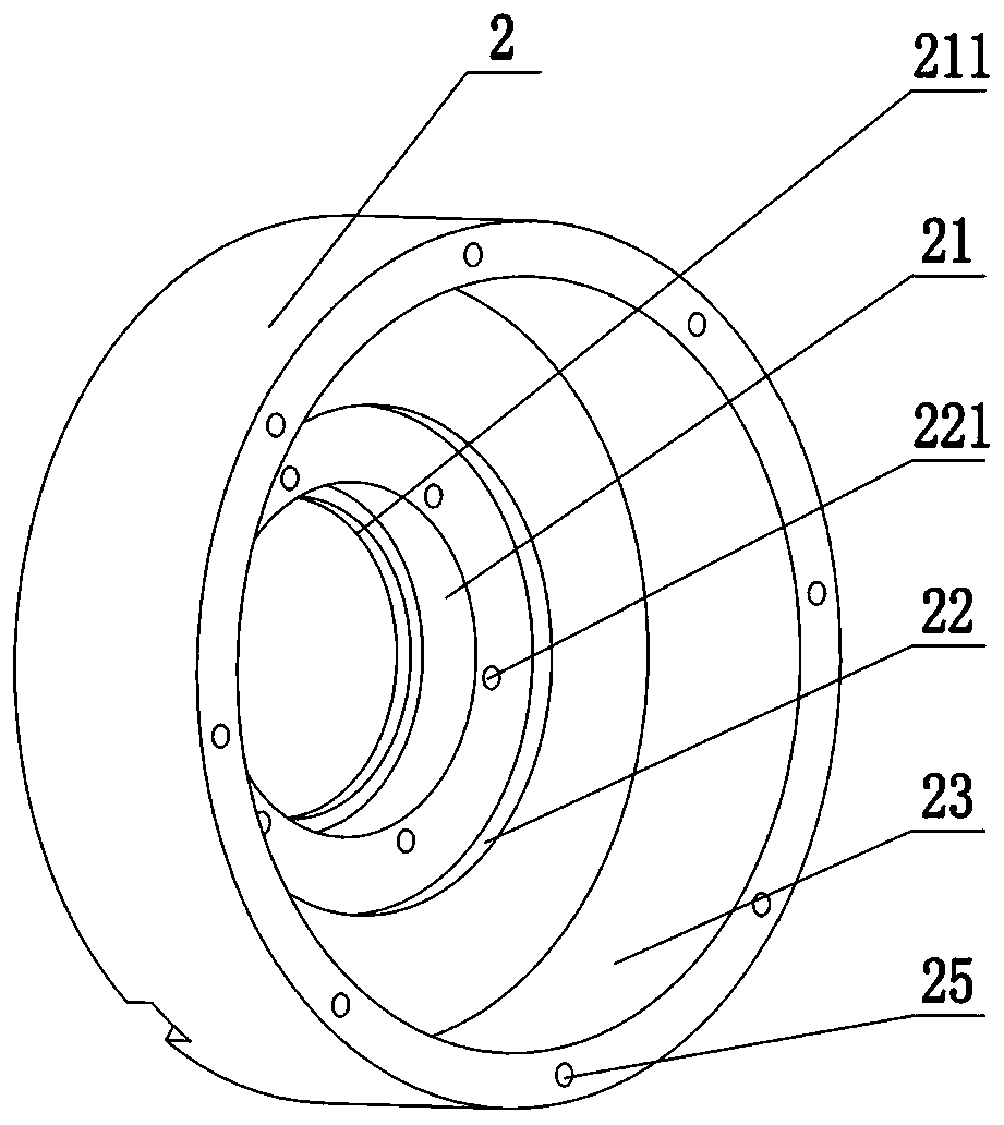 Ultra-thin external rotor harmonic deceleration integrated machine