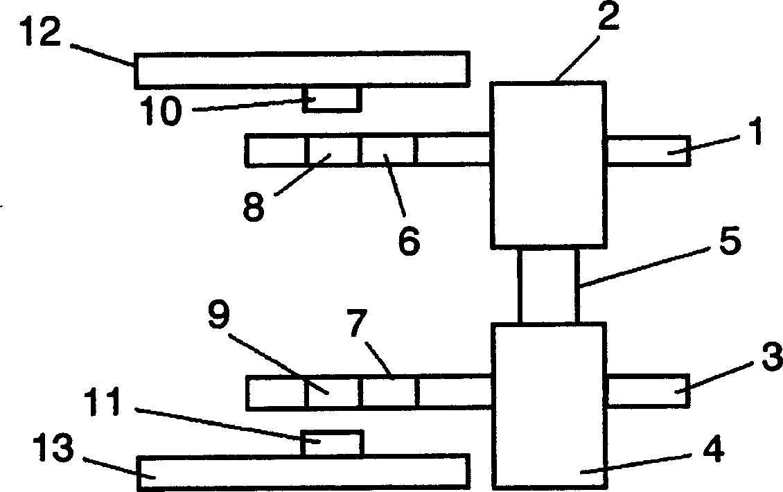 Device for detecting absolute rotation angle and torque