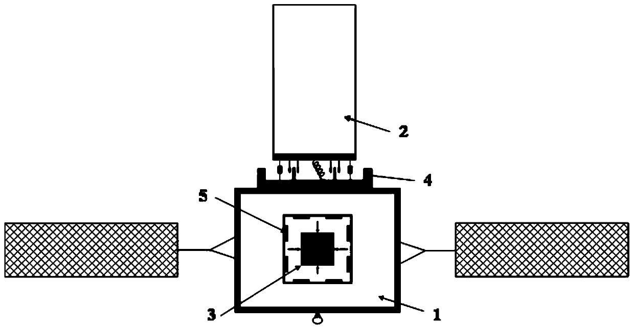 High-precision vibration isolation satellite and control method thereof