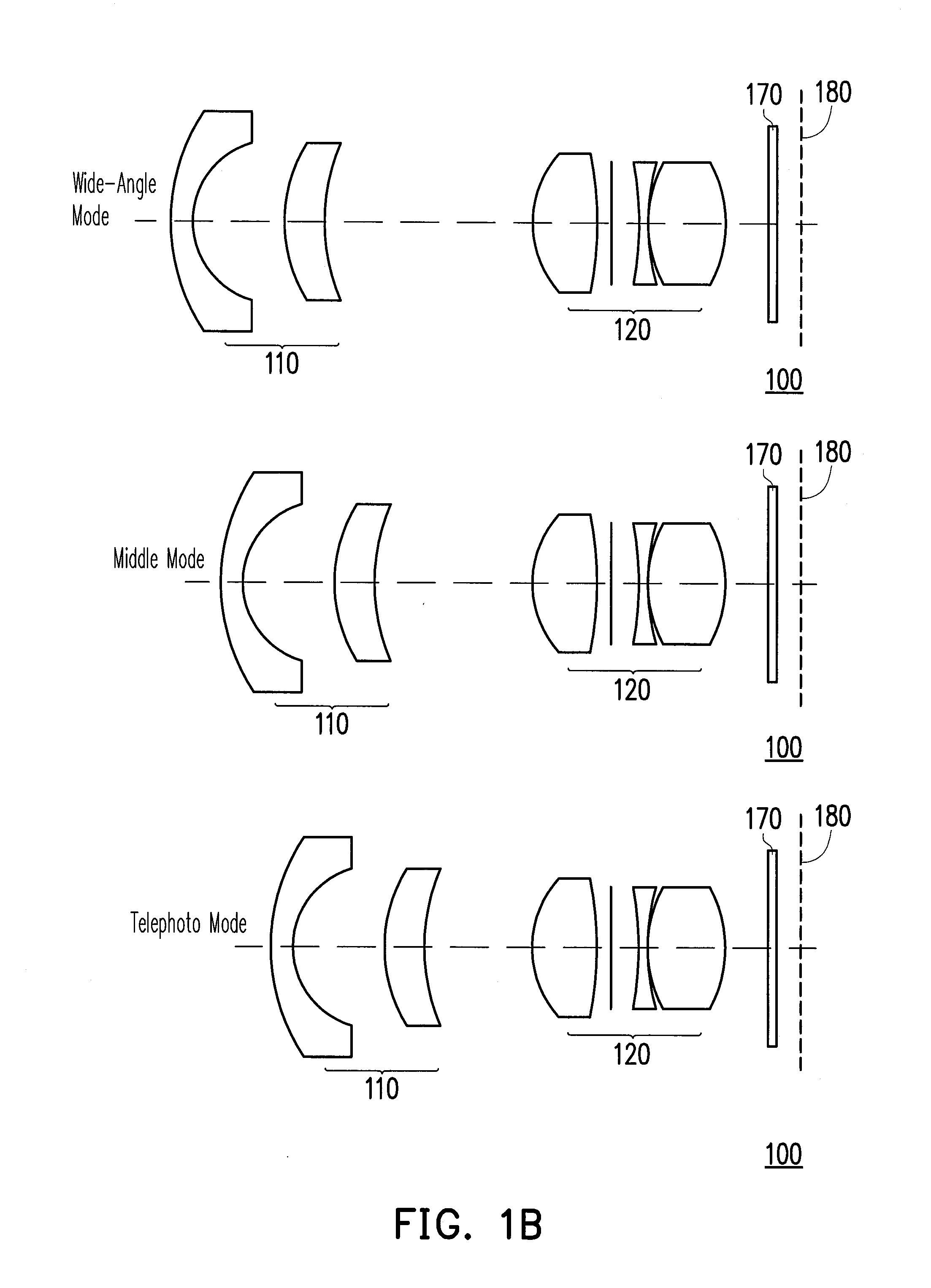 Zooming lens