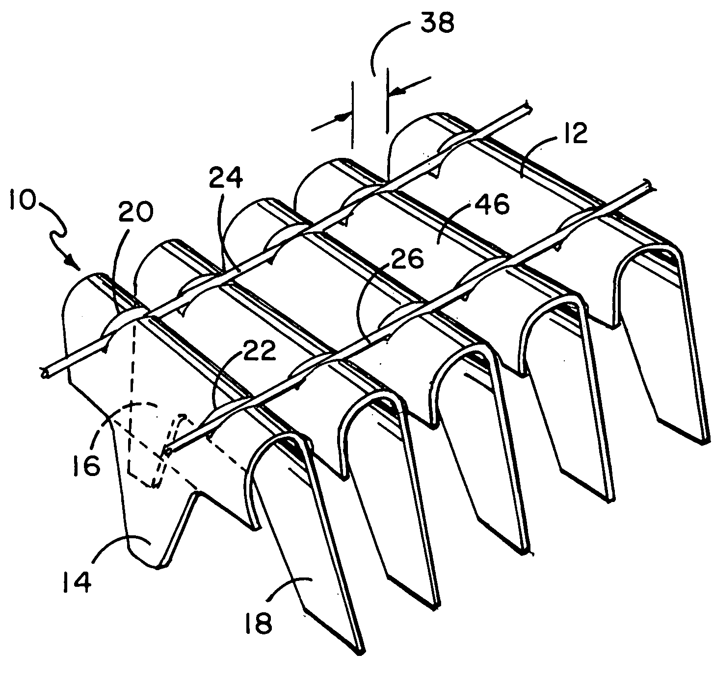 U-clip assembly and method