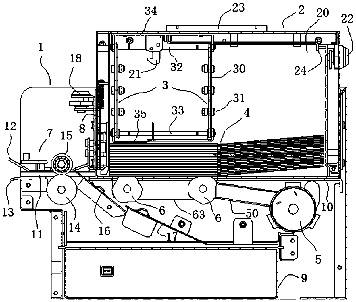 Bankbook issuing device