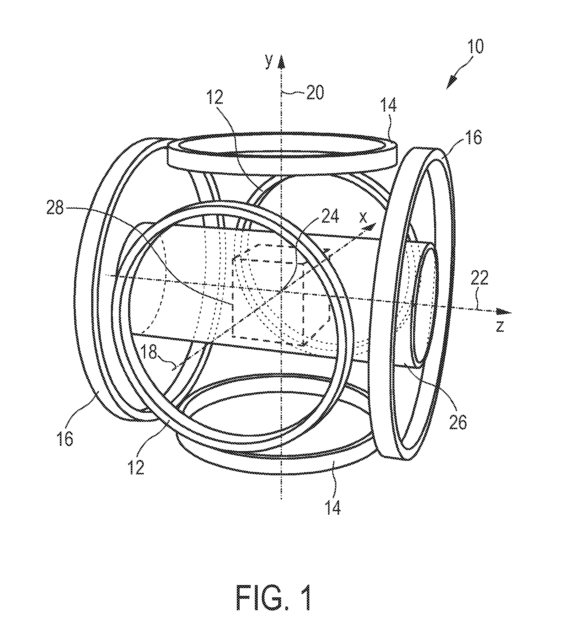 Apparatus and method for measuring the internal pressure of an examination object