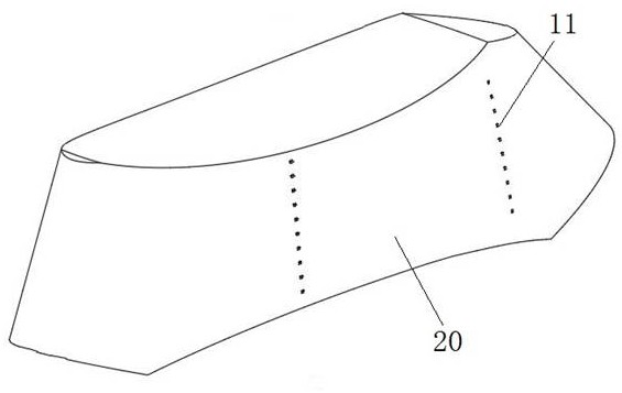 A telescopic vortex generator and the propeller hub it constitutes