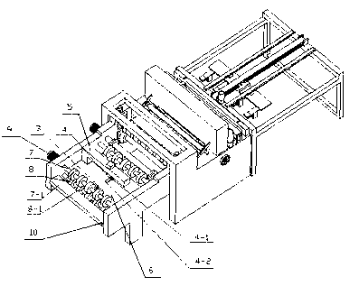 Device for manufacturing folding mat